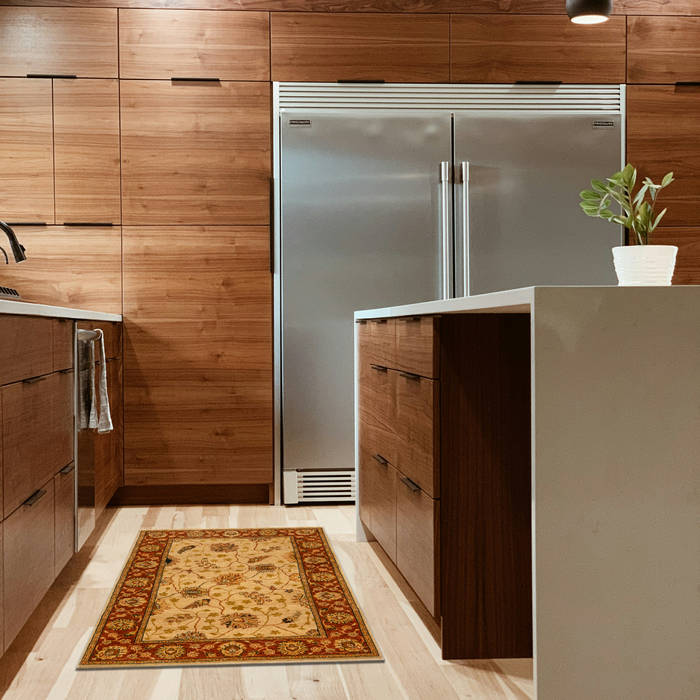 Elegance 3x5 Ghazni and Argentinian Highland Wool