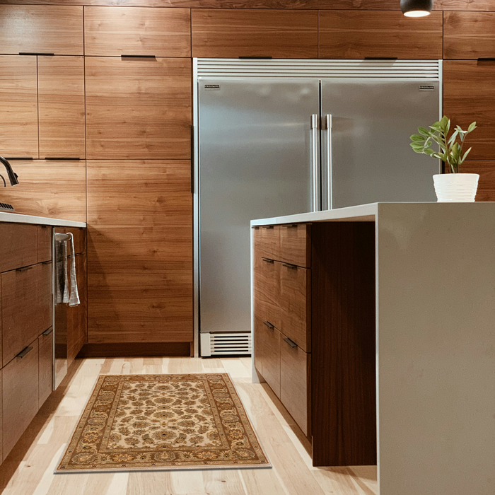 Premiere 3x5 Ivory/Brown Wool