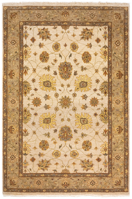 Impression 4x6 Beige/Ivory Wool