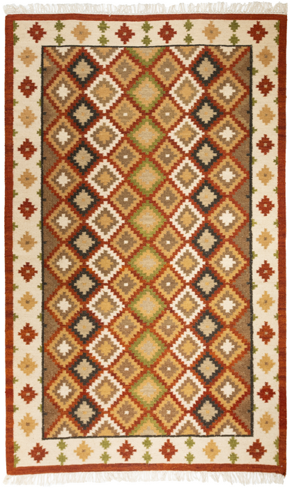 Kilim 5x8 Multi Wool