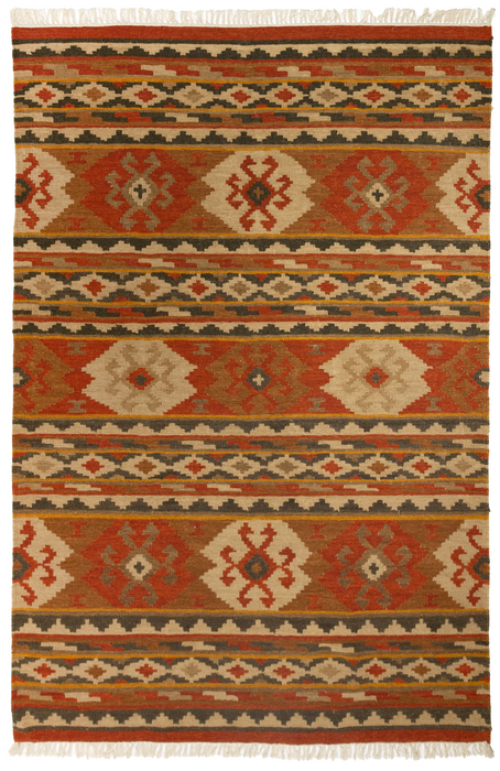 Kilim 5x8 Multi Wool