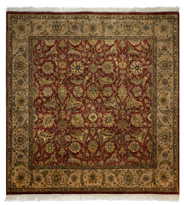 Premiere 6x6 Red/Beige Wool A