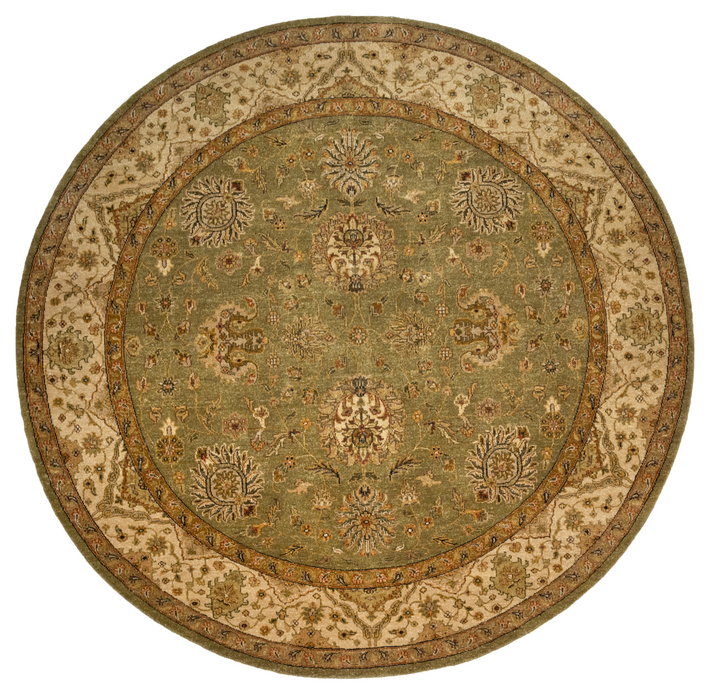 Elegance 6x6 Olive/Ivory Wool A