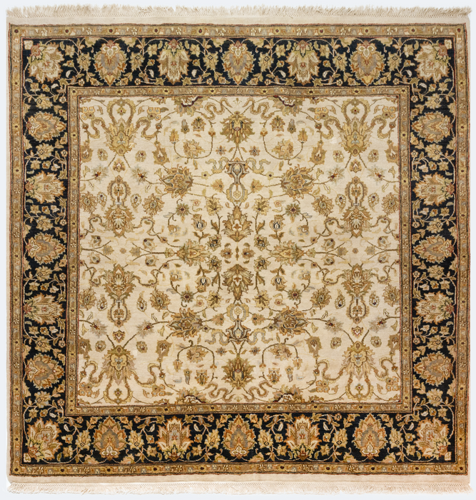 Premiere 6x6 Ivory/Black Wool