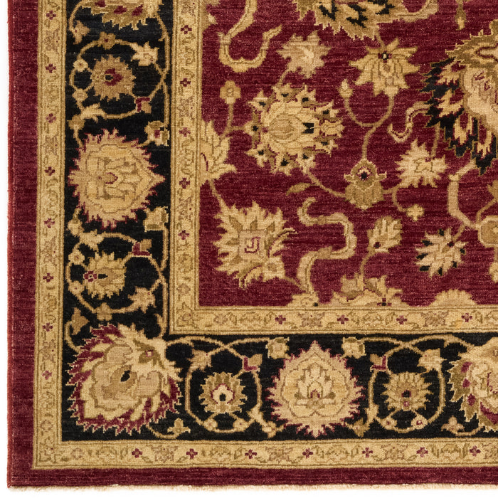 Chobi 6x9 Cherry/Black Ghazni Wool