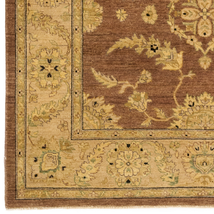 Chobi 6x9 Chocolate/Light Beige Ghazni Wool