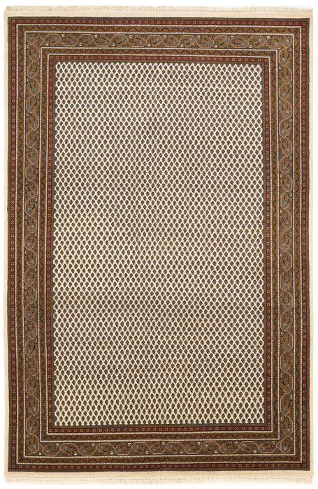 Mir 4x6 Cream/Brown Wool