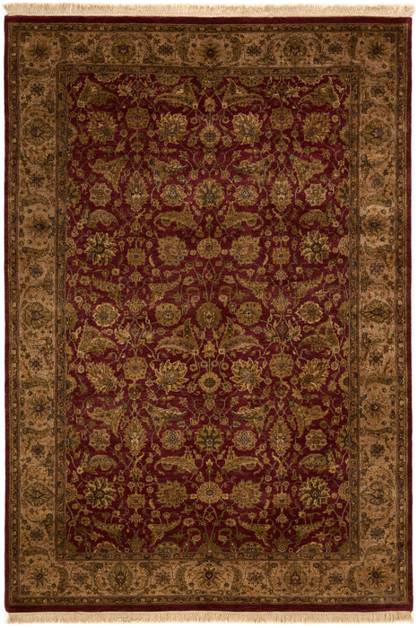 Impressions 6x9 Red/Beige Wool
