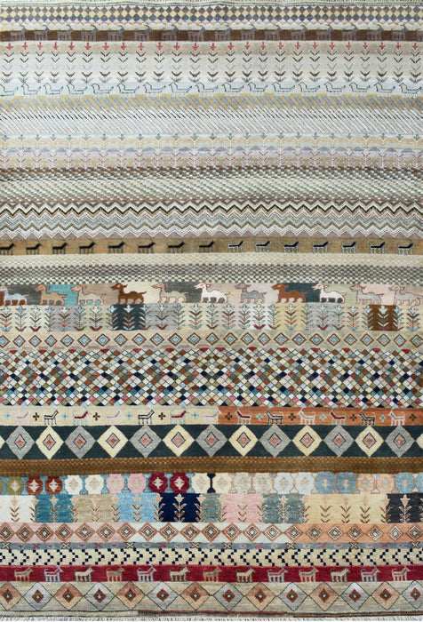 Zagros Gabbeh Wool and Silk