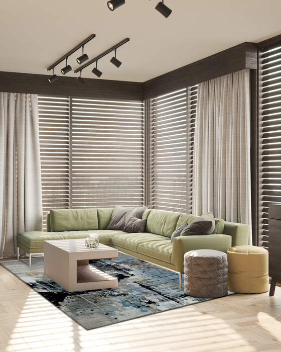 Modern Fever 6x9 Wool and Silk