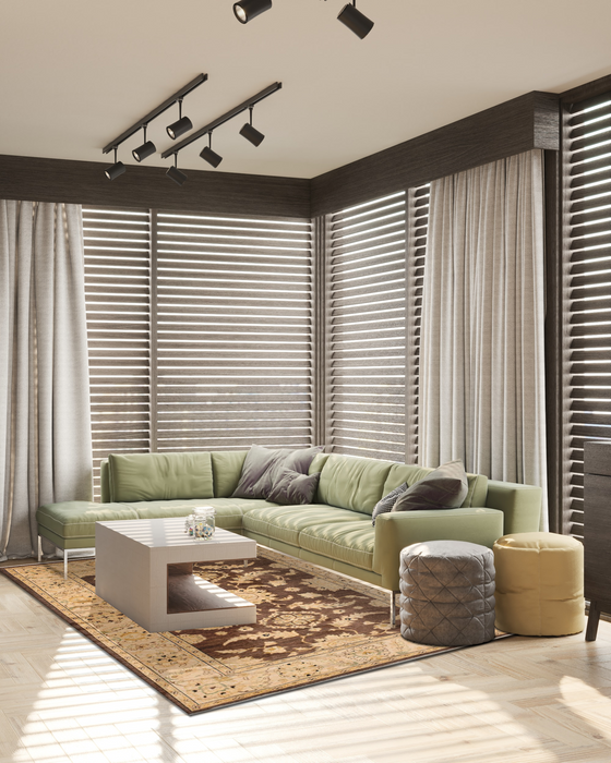 Chobi 6x9 Chocolate/Beige