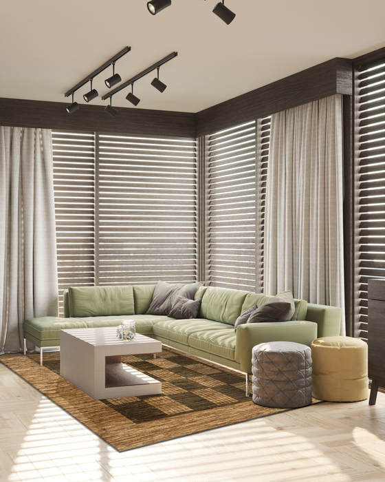 Chuk Palu 6x9 Beige/Brown Ghazni Wool