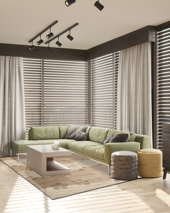 Naturale 6x9 Grey/Beige Wool.