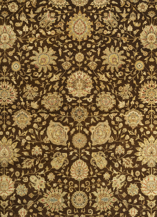Agra 8x10 Brown/Ivory Wool