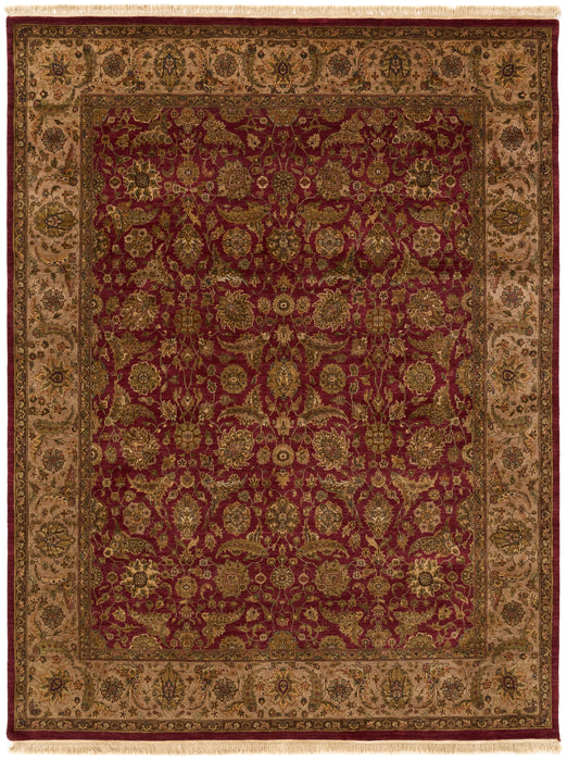 Impressions 8x10 Red/Beige Wool
