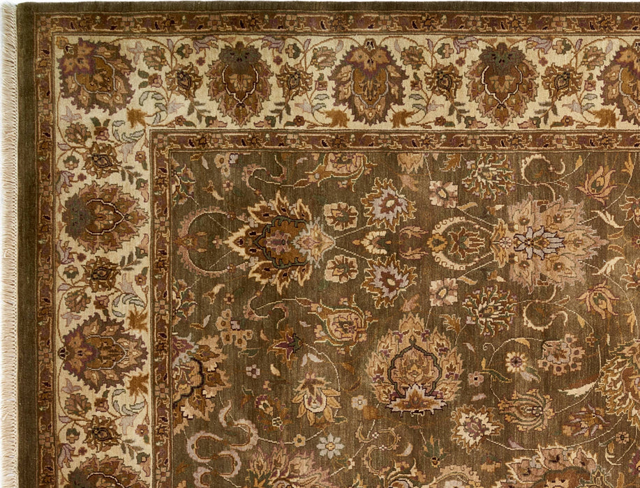 Premiere 9x12 Olive/Beige Wool