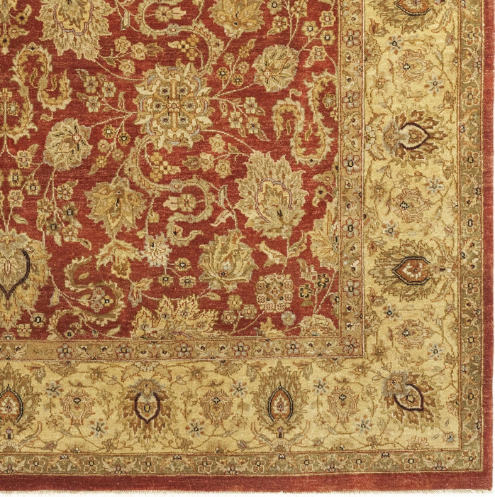 Elegance 8x10 Red/Gold Wool