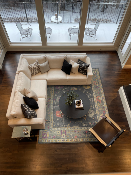 Modern Classic 8x10 Light Grey Wool