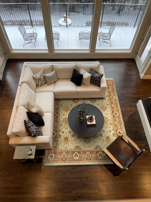 Elegance 8x10 Beige/Rust Wool