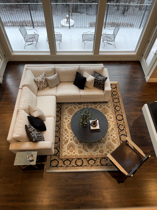 Premiere Collection 8x10 Ivory/Black Wool