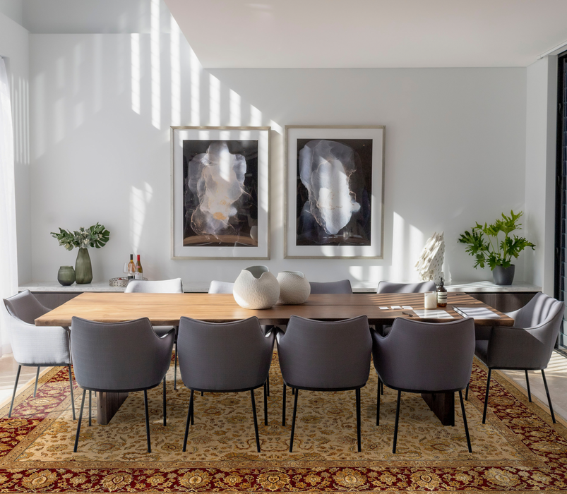 Reflections 9x12 Ivory/Red Wool and Silk