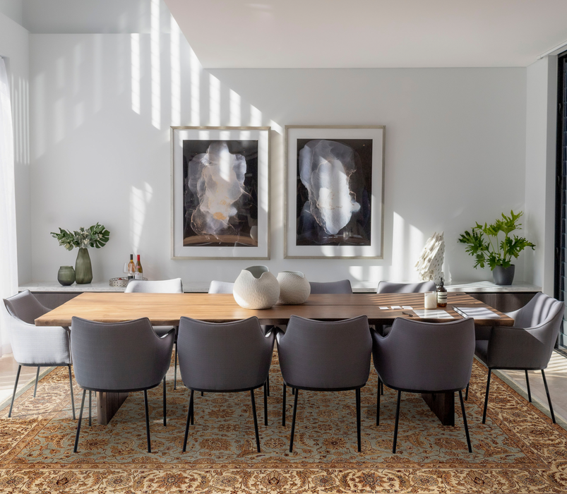 Premiere 9x12 Light Blue/Ivory Wool