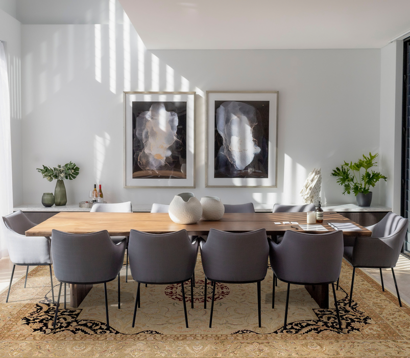 New Tabriz 9x12 Beige Wool and Silk Embossed