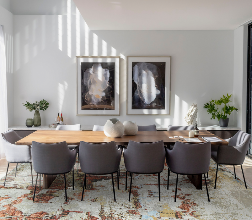 Sedona 9x12 Beige/Rust Wool and Silk