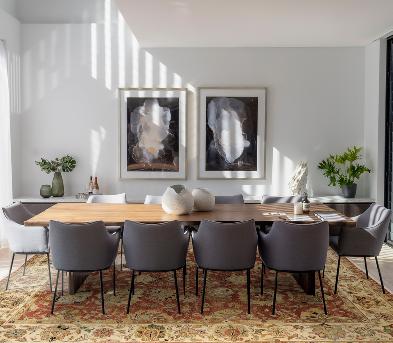 Indo Persian 9x12 Rust/Ivory Wool