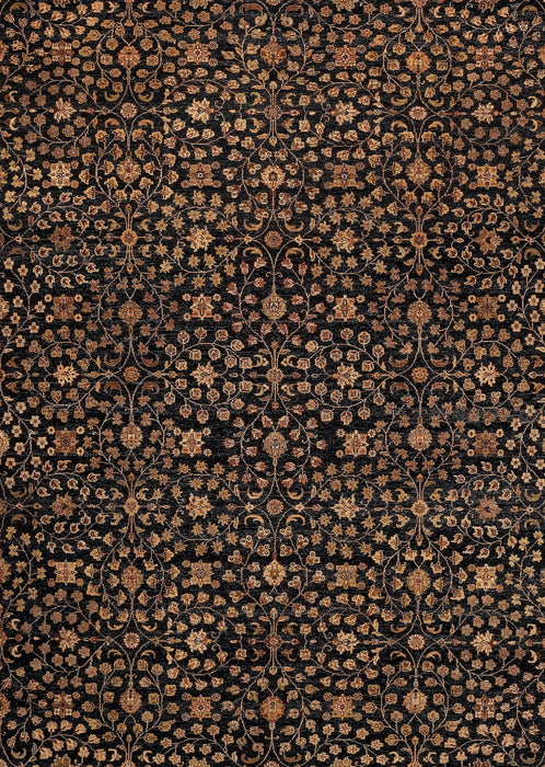 Elegance 9x12 Black/Red/Gold Australian and Ghazni Wool.