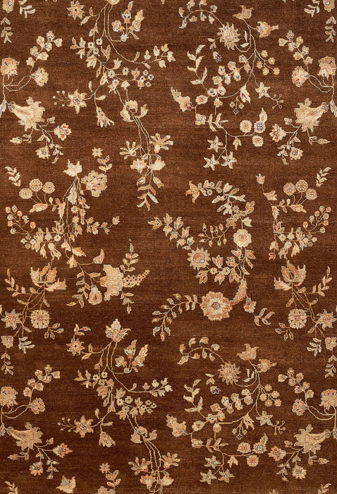 Reflections 9x12 Brown/Beige Raw Silk