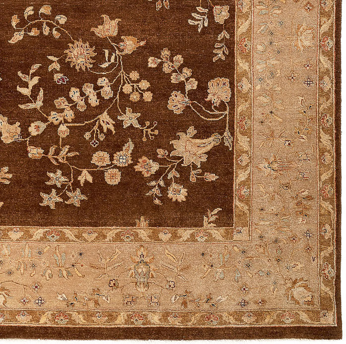 Reflections 9x12 Brown/Beige Raw Silk