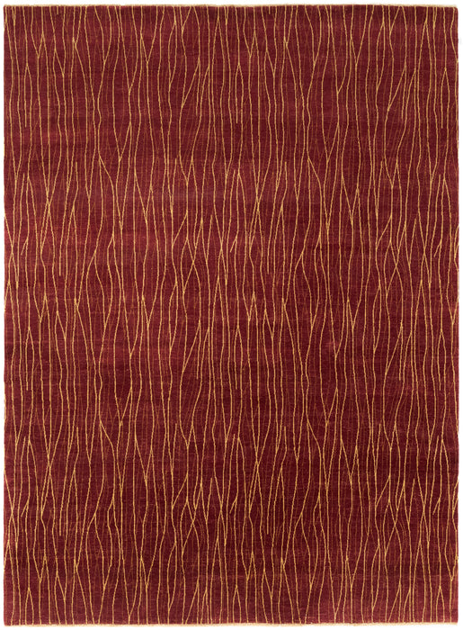 Textures Woods 9x12 Red/Ivory Australian Hand-spun Wool
