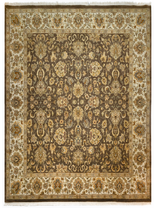 Premiere 9x12 Ivory/Brown Wool