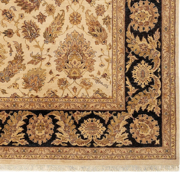 Premiere Collection 9x12 Ivory/Black Wool