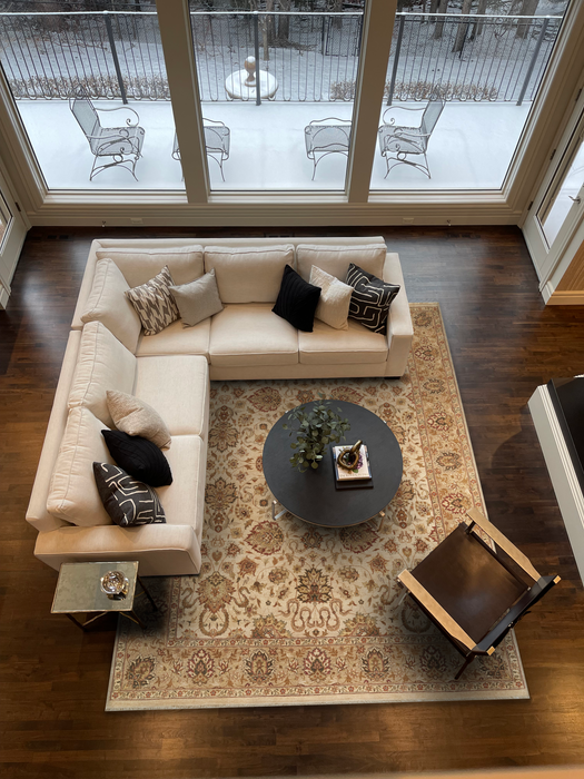 Elegance 9x12 Ivory/Beige Wool