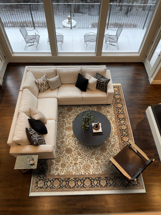 Premiere 9x12 Ivory/Black Wool