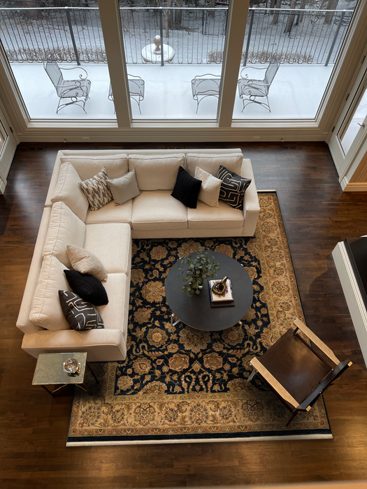 Immortelle Agra 9x12 Black and Gold