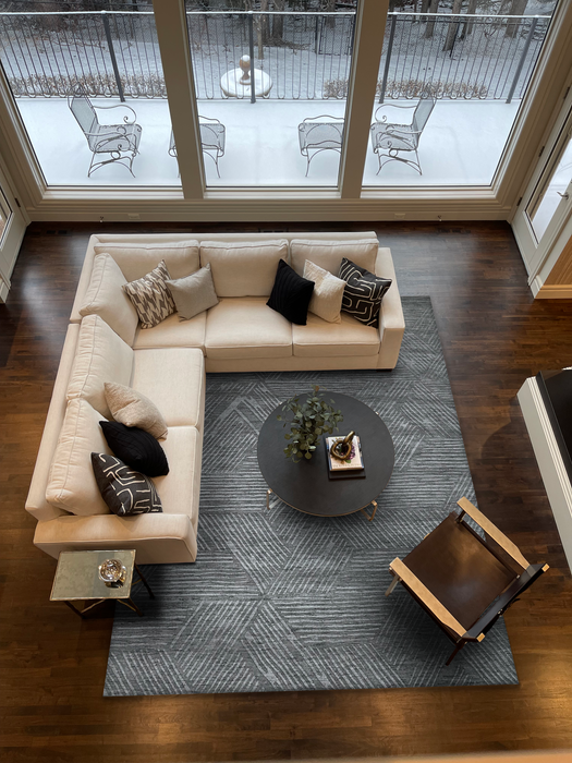 Kite No.4 9x12 Charcoal-Grey Wool