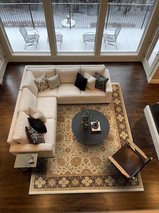 Dune 9x12 Beige/Black Wool