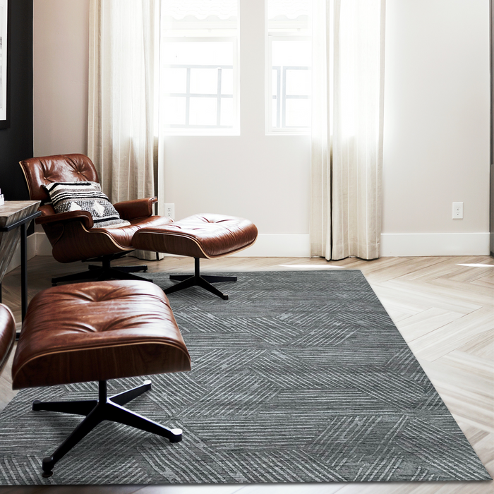 Kite No.4 5x6 Charcoal-Grey Wool