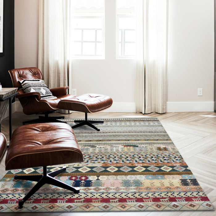 Zagros Gabbeh 6x9 Wool and Silk