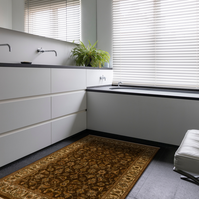 Premiere 3x5 Ivory/Brown Wool A