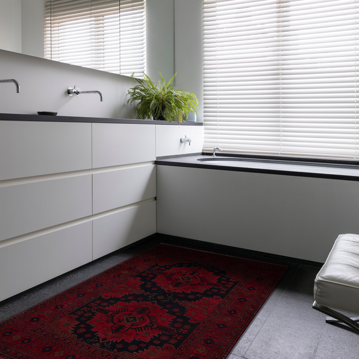 Khal Mohammadi 4x6 Wool Red/Black