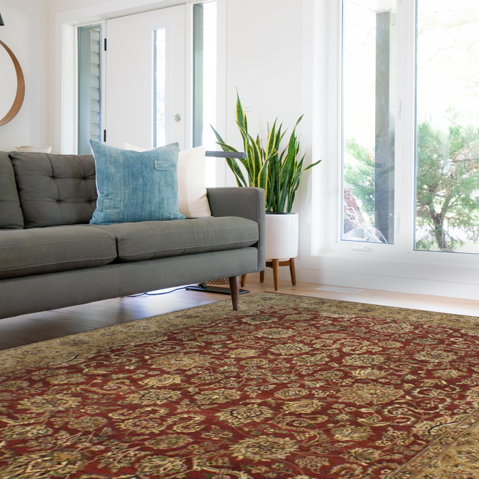 Premiere 5x7 Red/Beige Wool