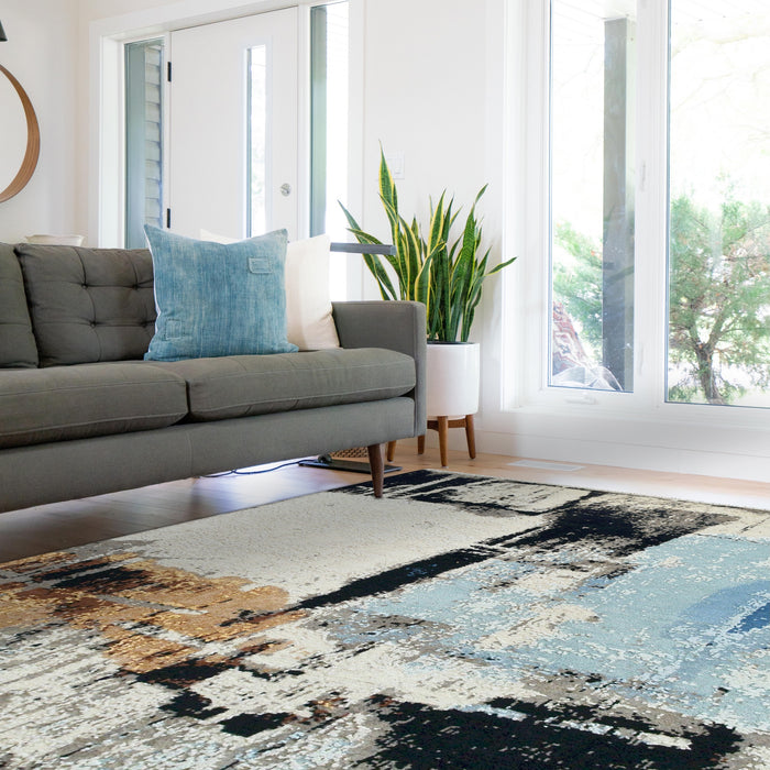 Fire & Ice 5x7 Wool and Silk