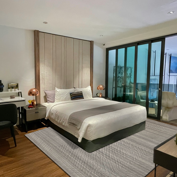 Kite No.03 8x10 Beige Wool