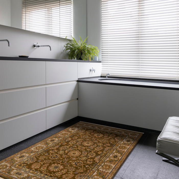 Premiere 4x6 Brown/Beige Wool