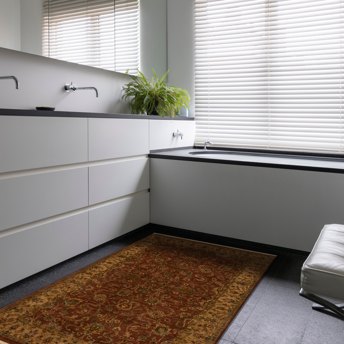 Premiere 3x5 Red/Gold Wool