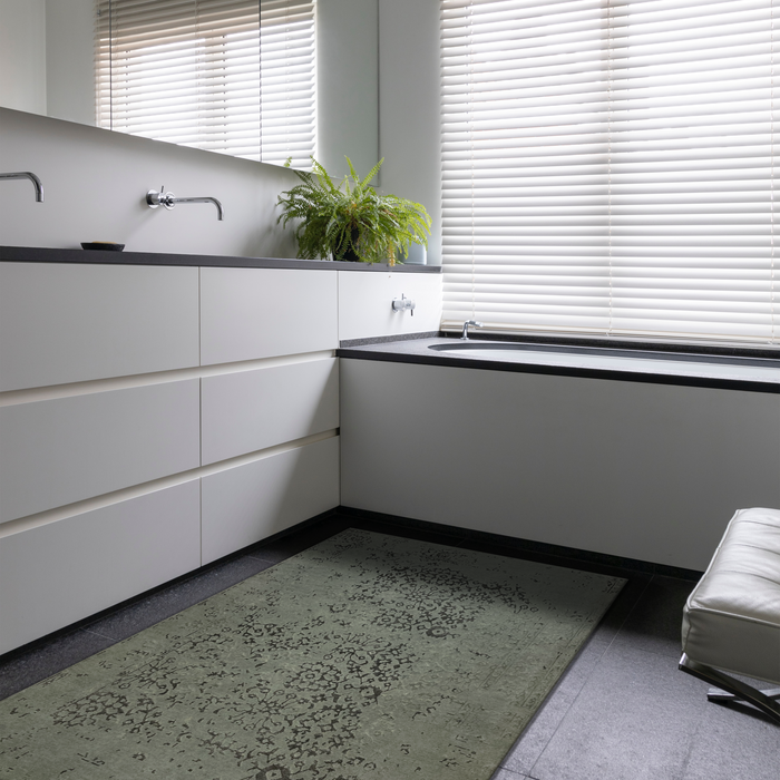 Pokhara 3x5 Grey/Beige Wool and Bamboo Silk touch